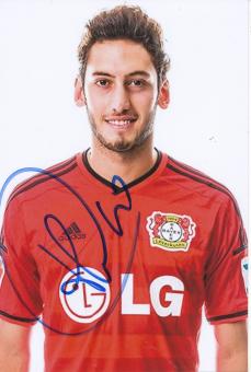Hakan Calhanoglu  Bayer 04 Leverkusen  Fußball Autogramm Foto original signiert 
