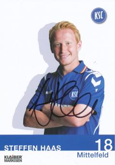 Steffen Haas   2012/2013   Karlsruher SC  Fußball Autogrammkarte original signiert 