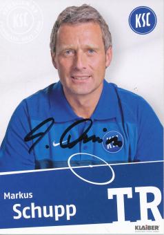 Markus Schupp   2010/2011   Karlsruher SC  Fußball Autogrammkarte original signiert 