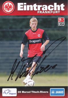 Marcel Titsch Rivero  2009/2010  Eintracht Frankfurt  Fußball Autogrammkarte original signiert 