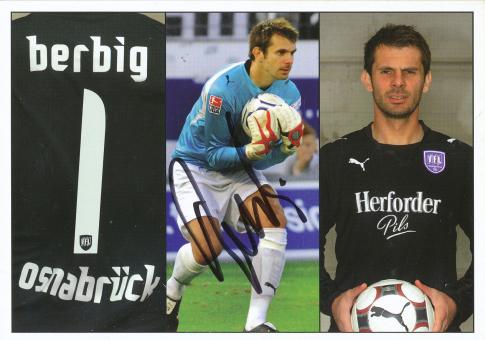 Tino Berbig  2008/2009  VFL Osnabrück  Fußball Autogrammkarte original signiert 