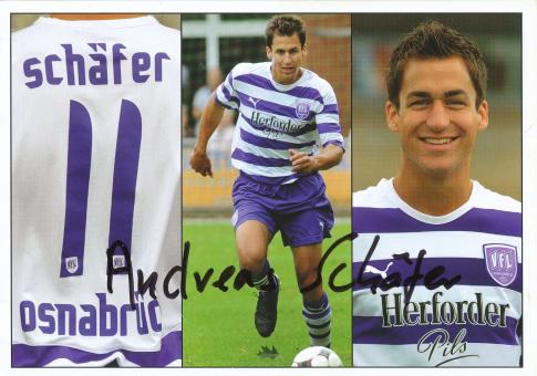 Andreas Schäfer  2008/2009  VFL Osnabrück  Fußball Autogrammkarte original signiert 