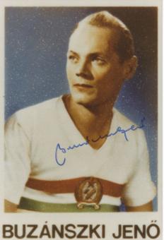 Jenö Buzanszki † 2015  Ungarn  WM 1954  Fußball Autogramm Foto original signiert 