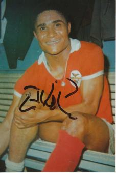 Eusebio  † 2014  Portugal WM 1966  Fußball Autogramm Foto original signiert 