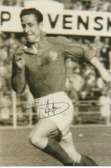Raymond Kopa † 2017  Frankreich WM 1958  Fußball Autogramm Foto original signiert 