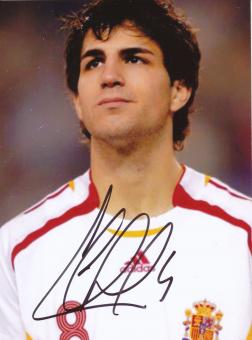 Cesc Fabregas  Spanien  Fußball Autogramm Foto original signiert 