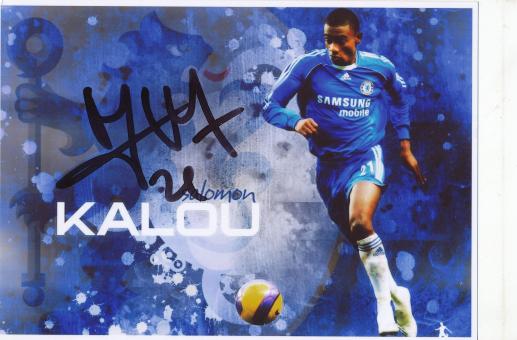 Salomon Kalou  FC Chelsea London  Fußball Autogramm Foto original signiert 