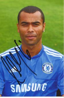 Ashley Cole  FC Chelsea London  Fußball Autogramm Foto original signiert 