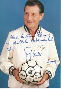 Fritz Walter † 2004  DFB Weltmeister WM 1954  Fußball Autogrammkarte  original signiert 