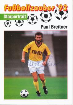 Paul Breitner  M&M  Fußball Autogrammkarte original signiert 