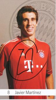Javier Martinez  2012/2013   FC Bayern München  Fußball Autogrammkarte original signiert 
