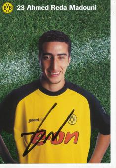 Ahmed Reda Madouni  2001/2002  Borussia Dortmund  Fußball  Autogrammkarte original signiert 
