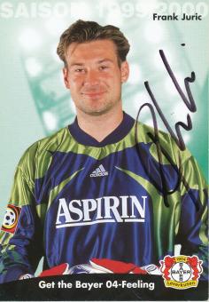 Frank Juric  1999/2000  Bayer 04 Leverkusen  Fußball  Autogrammkarte original signiert 