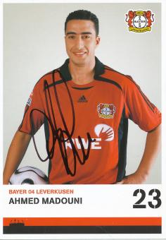 Ahmed Madoumi  2006/2007  Bayer 04 Leverkusen  Fußball  Autogrammkarte original signiert 