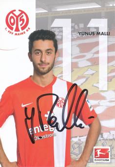 Yunus Malli  2013/2014  FSV Mainz 05  Fußball  Autogrammkarte original signiert 