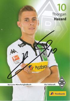Thorgan Hazard  2015/2016  Borussia Mönchengladbach  Fußball  Autogrammkarte original signiert 