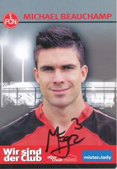 Michael Beauchamp  2006/2007   FC Nürnberg  Fußball  Autogrammkarte original signiert 