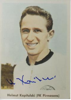 Helmut Kapitulski  DFB  Fußball Autogramm Foto original signiert 