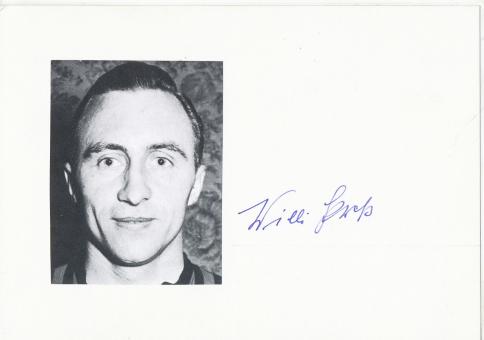 Willibald Kreß † 1989   DFB  WM 1934  Fußball Autogramm Karte  original signiert 