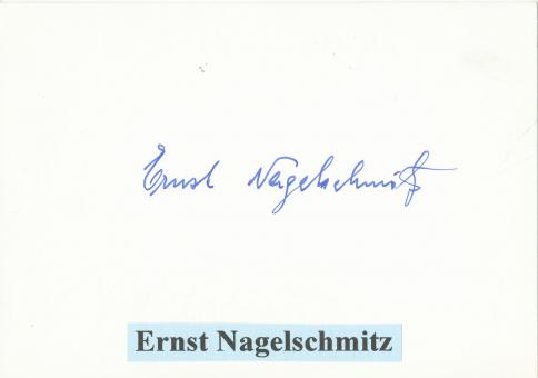 Ernst Nagelschmitz † 1987  FC Bayern München Meister 1932  Fußball Autogramm Karte  original signiert 