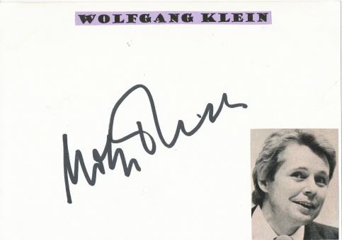 Wolfgang Klein † 2017  Hamburger SV  Fußball Autogramm Karte  original signiert 