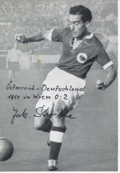 Jakob Streitle † 1982  DFB + FC Bayern München  Fußball Autogrammkarte original signiert 