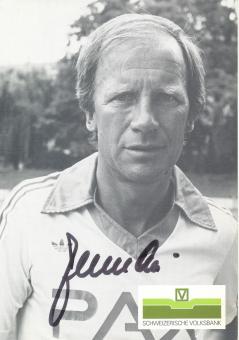 Helmut Benthaus  FC Basel  1985/86  Fußball  Autogrammkarte original signiert 