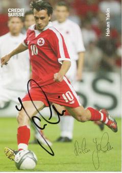 Hakan Yakin  Schweiz  Fußball  Autogrammkarte original signiert 