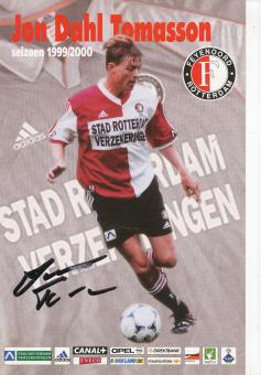 Jon Dal Tomasson  Feyenoord Rotterdam  Fußball  Autogrammkarte original signiert 