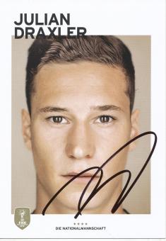 Julian Draxler  DFB  2014   Fußball  Autogrammkarte original signiert 