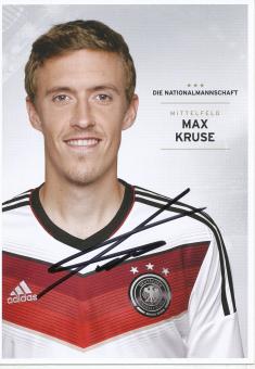 Max Kruse  DFB  2014   Fußball  Autogrammkarte original signiert 