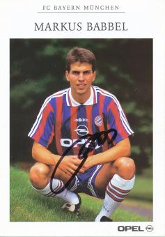 Markus Babbel  1996/1997  FC Bayern München  2010/2011   Fußball  Autogrammkarte original signiert 
