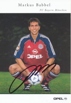 Markus Babbel  1999/2000  FC Bayern München  2010/2011   Fußball  Autogrammkarte original signiert 