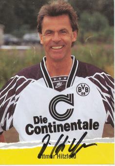 Ottmar Hitzfeld  1994/1995   Borussia Dortmund   Fußball  Autogrammkarte original signiert 