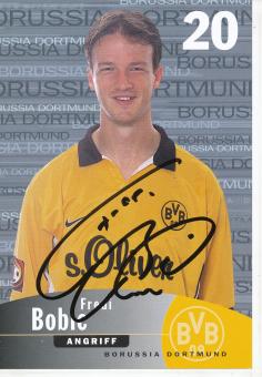 Fredi Bobic  1999/2000   Borussia Dortmund   Fußball  Autogrammkarte original signiert 