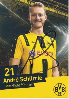 Andre Schürrle  2016/2017   Borussia Dortmund   Fußball  Autogrammkarte original signiert 