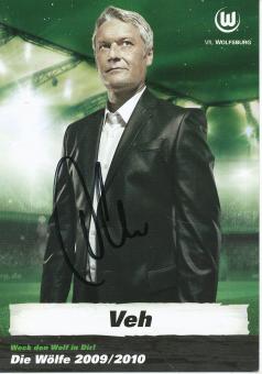 Armin Veh  VFL Wolfsburg  2009/2010  Fußball  Autogrammkarte original signiert 