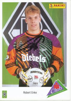 Robert Enke † 2009  Borussia Mönchengladbach   Fußball  Autogrammkarte original signiert 