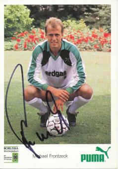 Michael Frontzeck  Borussia Mönchengladbach  Fußball  Autogrammkarte original signiert 