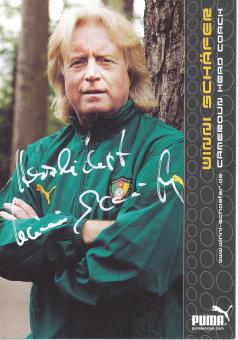 Winnie Schäfer  Kamerun  Fußball  Autogrammkarte original signiert 