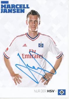 Marcell Jansen  2011/2012  Hamburger SV  Fußball  Autogrammkarte original signiert 