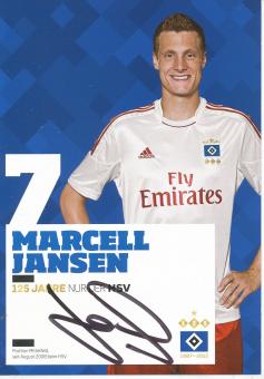 Marcell Jansen  2012/2013  Hamburger SV  Fußball  Autogrammkarte original signiert 