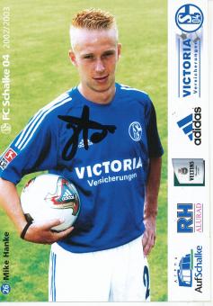 Mike Hanke  2002/2003  FC Schalke 04  Fußball  Autogrammkarte original signiert 