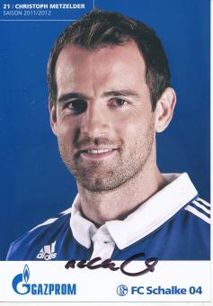 Christoph Metzelder  2011/2012  FC Schalke 04  Fußball  Autogrammkarte original signiert 