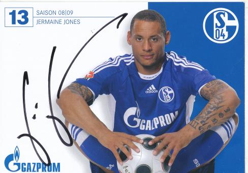 Jermaine Jones  2008/2009  FC Schalke 04  Fußball  Autogrammkarte original signiert 