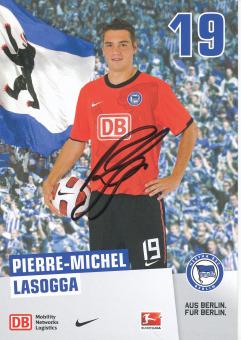 Pierre Michel Lasogga  2010/2011  Hertha BSC Berlin  Fußball Autogrammkarte original signiert 