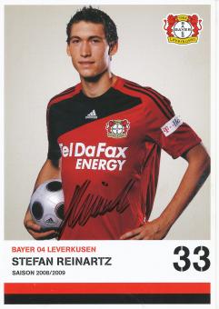 Stefan Reinartz   2008/2009   Bayer 04 Leverkusen  Fußball Autogrammkarte original signiert 