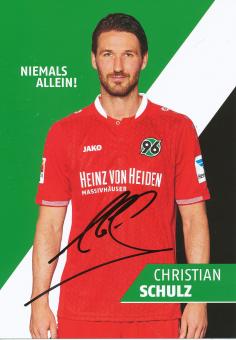 Christian Schulz  Hannover 96  Fußball Autogrammkarte original signiert 