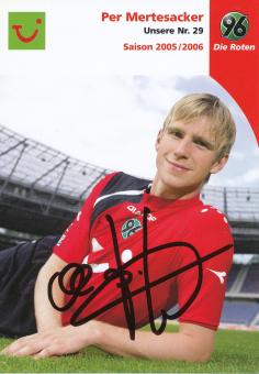 Per Mertesacker  2005/2006  Hannover 96  Fußball Autogrammkarte original signiert 