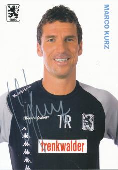 Marco Kurz  2007/2008  1860 München  Fußball Autogrammkarte original signiert 